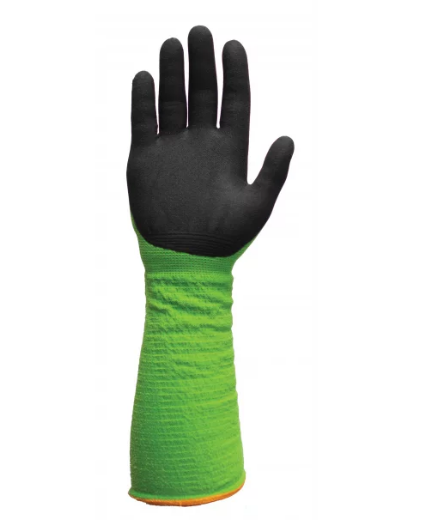 Traffi TG5150 MicroDex Ultra Nitrile Extended Cuff Cut‑Resistant Glove – Cut Level C Protection